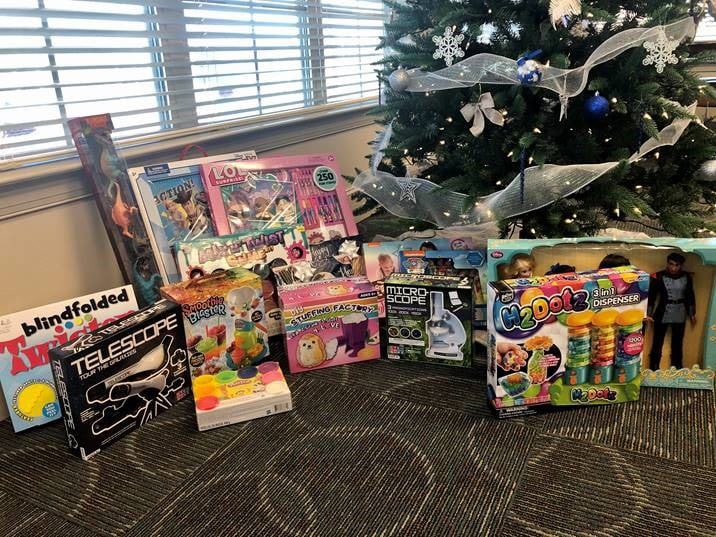 Fieldstone Apartments donates to Toys for Tots