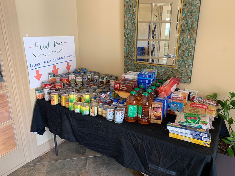 Landings at Weyers Cave Hosts Food Drive for Blue Ridge Area Food Bank