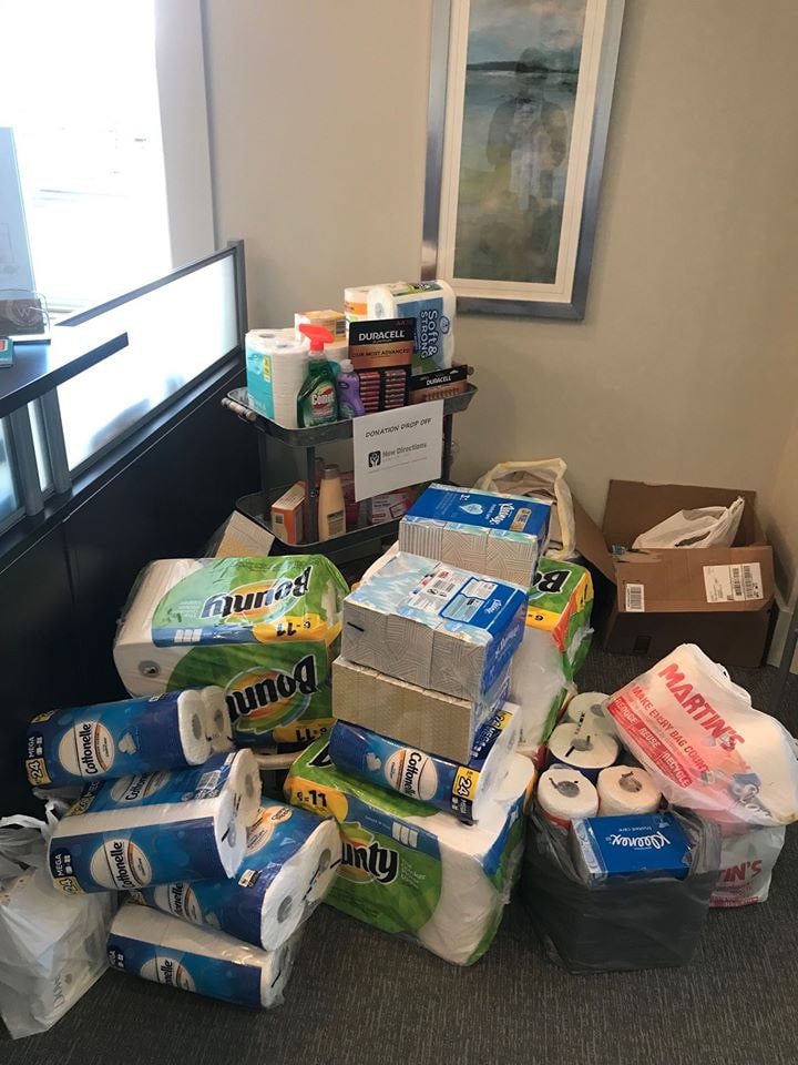 Windigrove Apartments Supports New Directions Center with Supply Drive