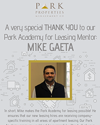 Park Academy Mentor - Mike Gaeta